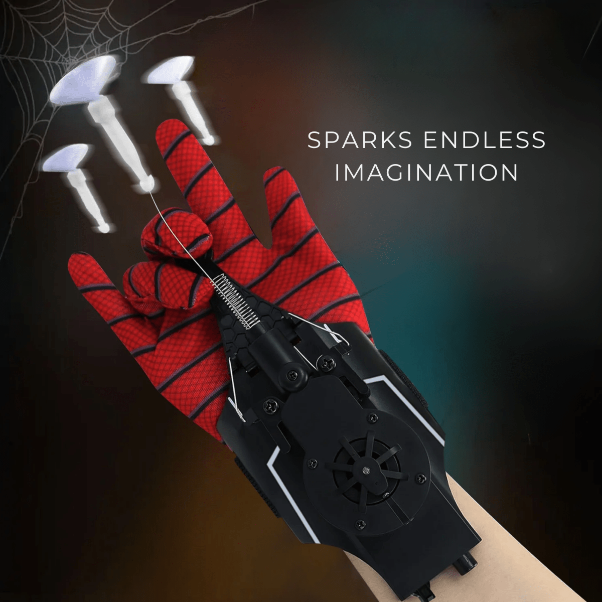 小さなヒーローたちのお気に入りのウェブスリンググローブ