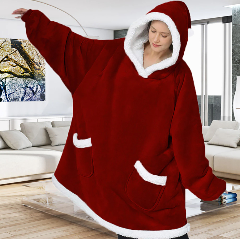 Gigantisk genserpledd ultra komfortabel for total avslapning