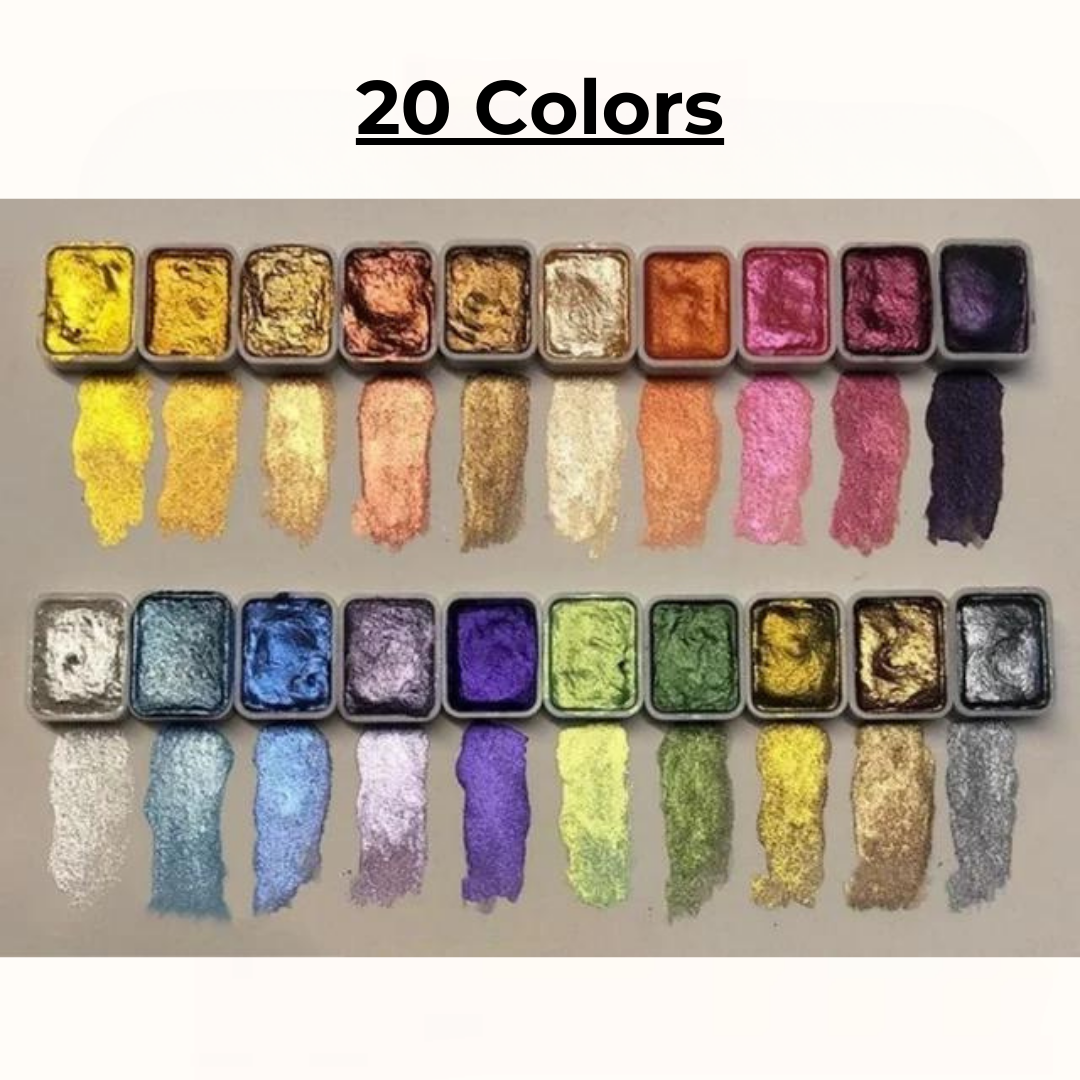 Acquerello perla – Brillantezza intensa e sfumature scintillanti 