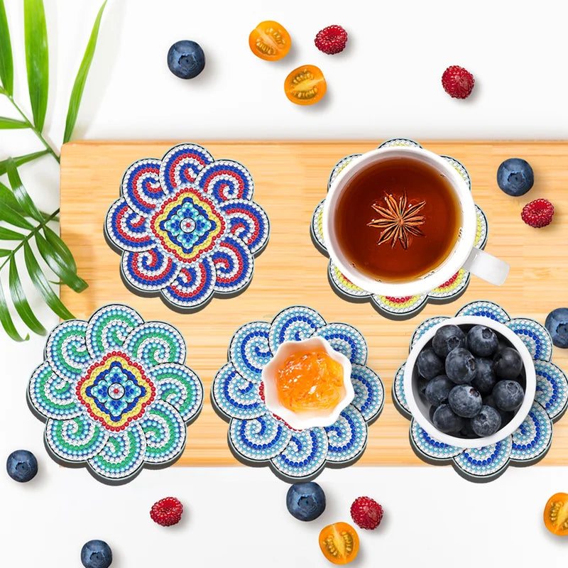 Zestaw podkładek DIY z dżetami 