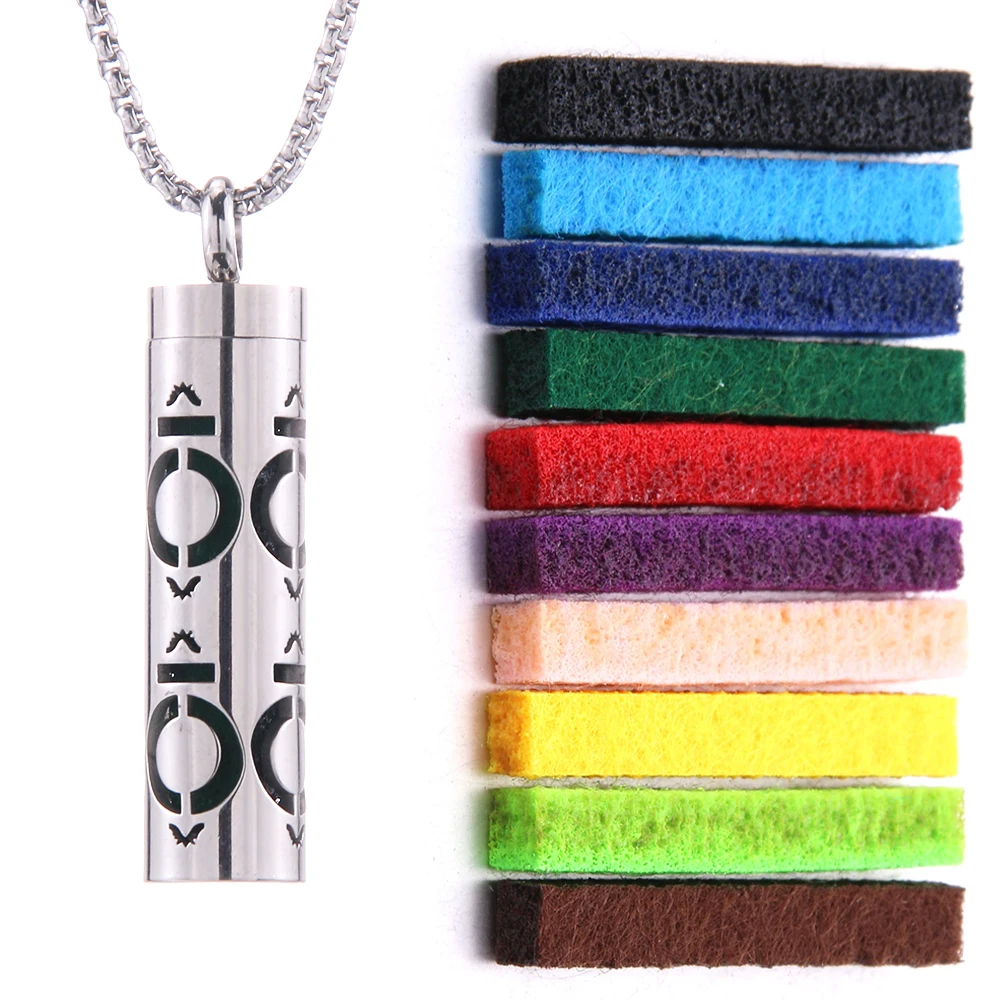 Collier diffuseur d’arômes avec pads interchangeables