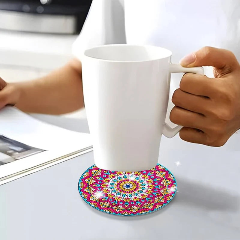 Zestaw podkładek DIY z dżetami 