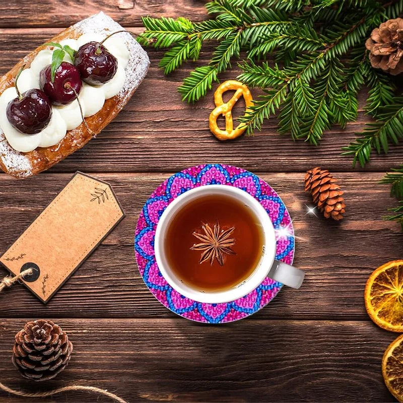 Zestaw podkładek DIY z dżetami 