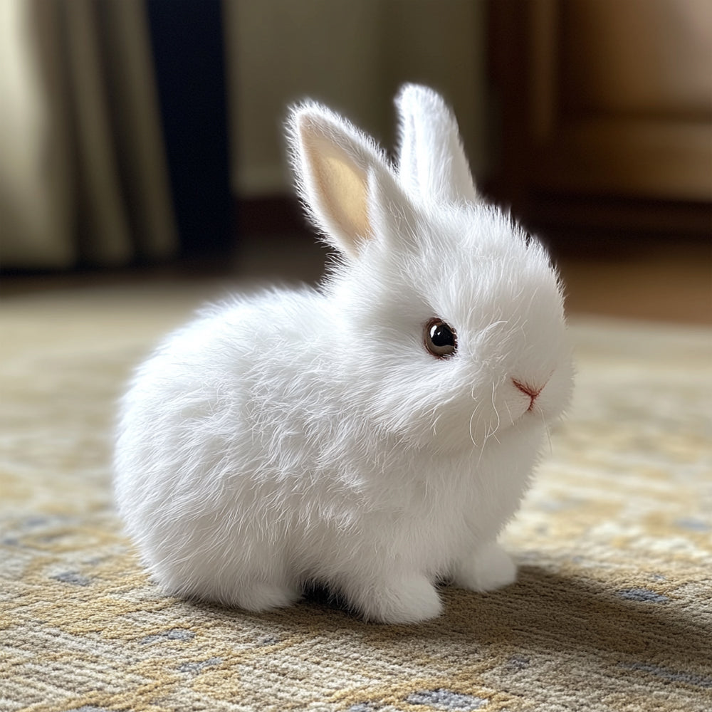 Ultra-soft rabbit plush, the perfect cuddly companion 