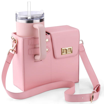 Borsa elegante con portabevande integrato per donne attive 