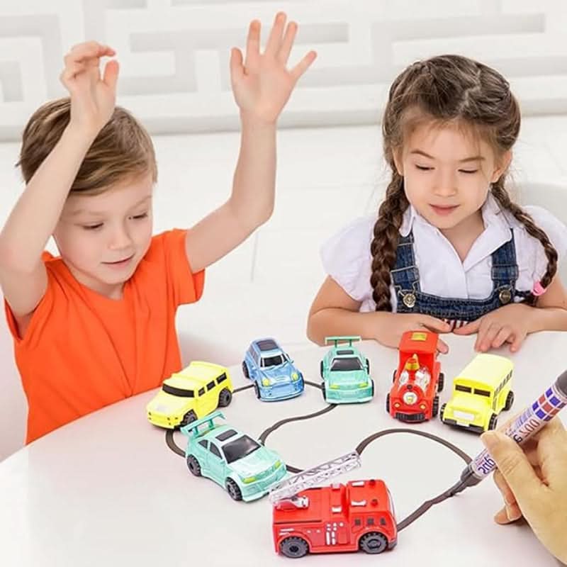 The magic car that follows your drawings as if by magic 