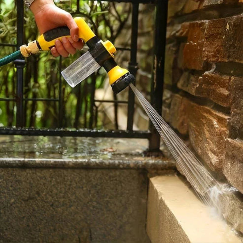 Højtryks vandpistol til rengøring og vanding 