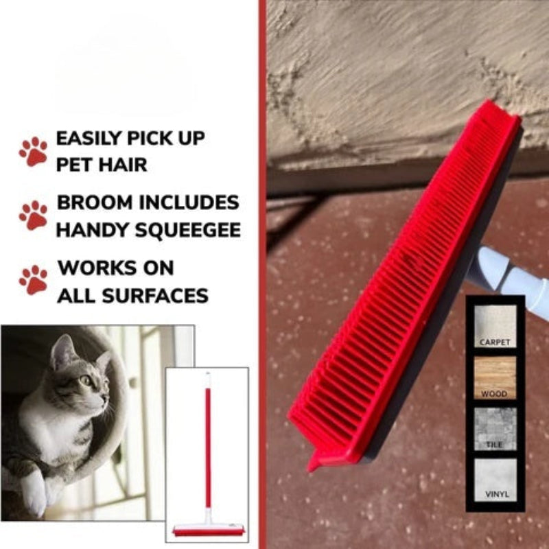 動物の毛を一度の通過で取り除きます 