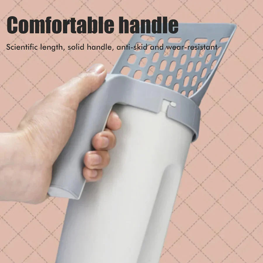 Pelle til litter praktisk med integrerte poser 