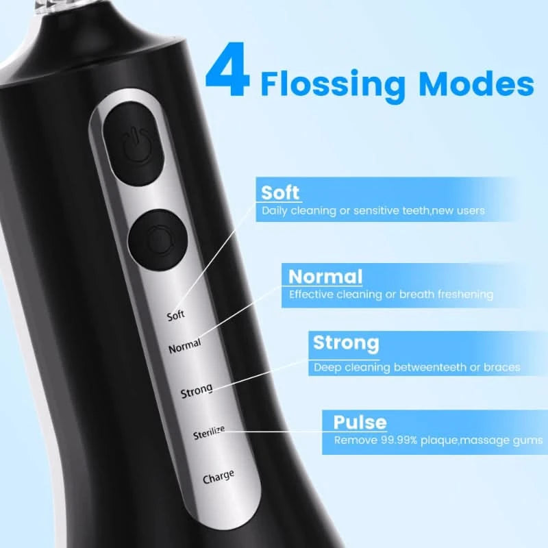 Hydropulse genopladelig til tandpleje 