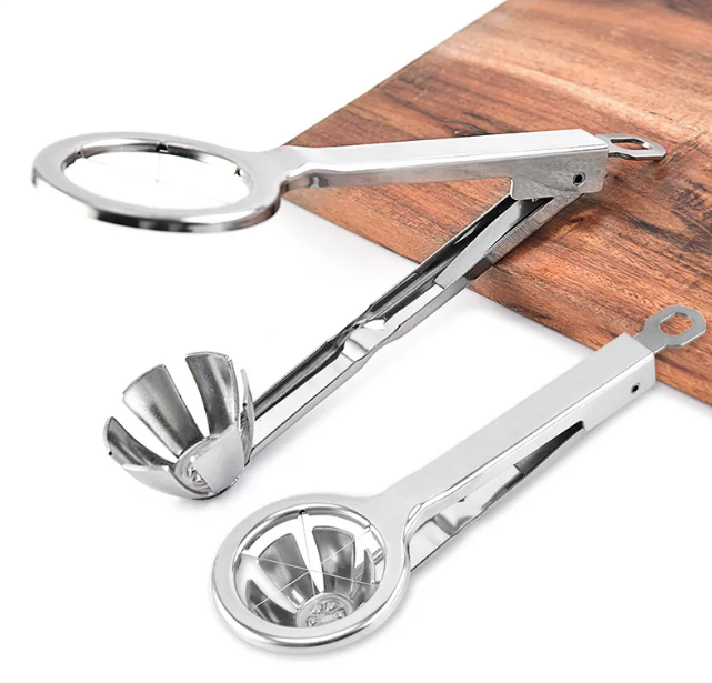 Tagliacoeffe in acciaio inossidabile – Affettatrice manuale per uova sode 