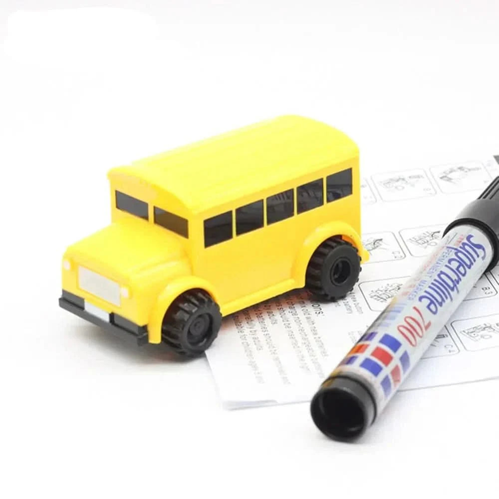 The magic car that follows your drawings as if by magic 
