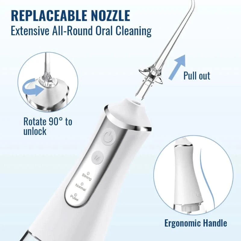Hydropulse genopladelig til tandpleje 