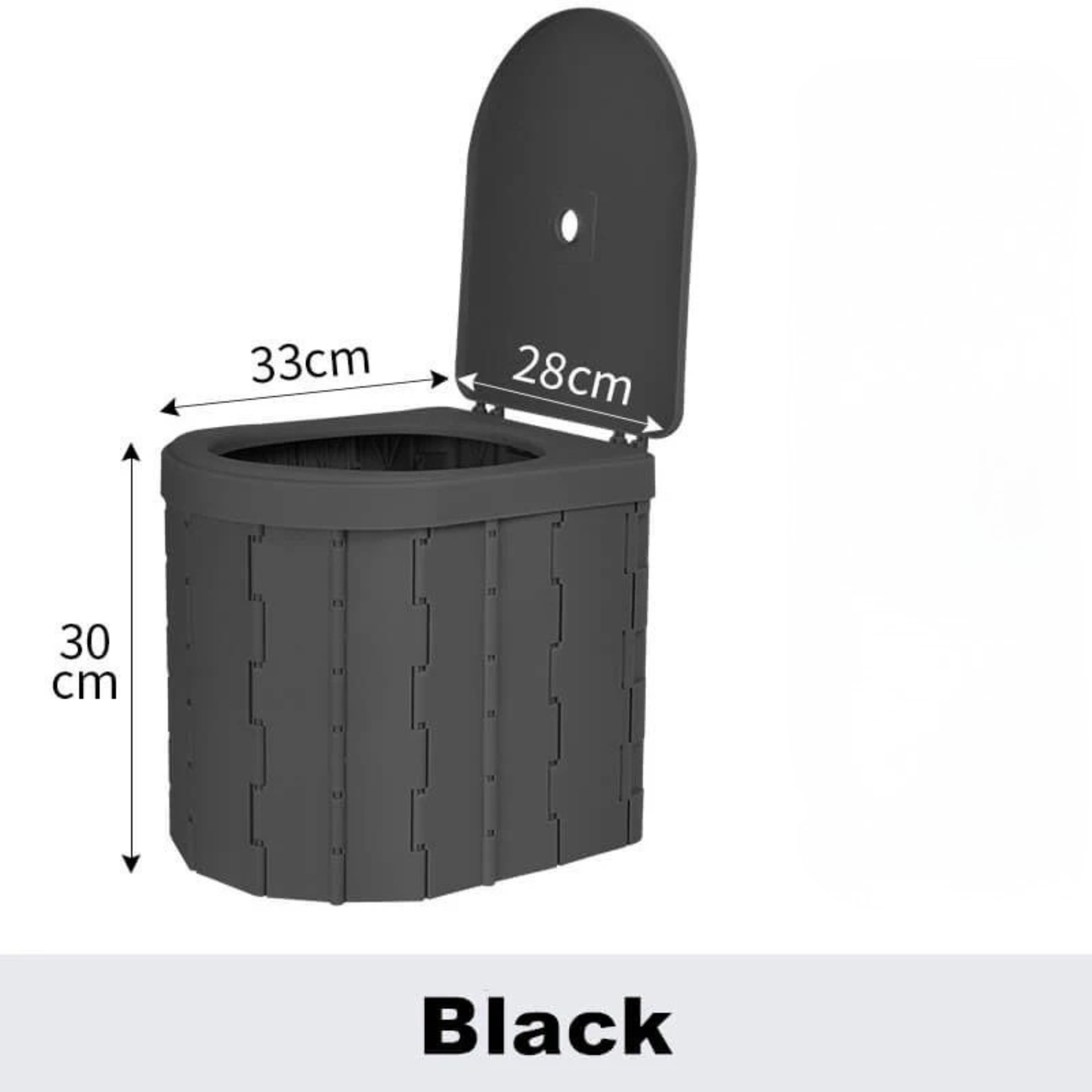 Portable folding toilets 