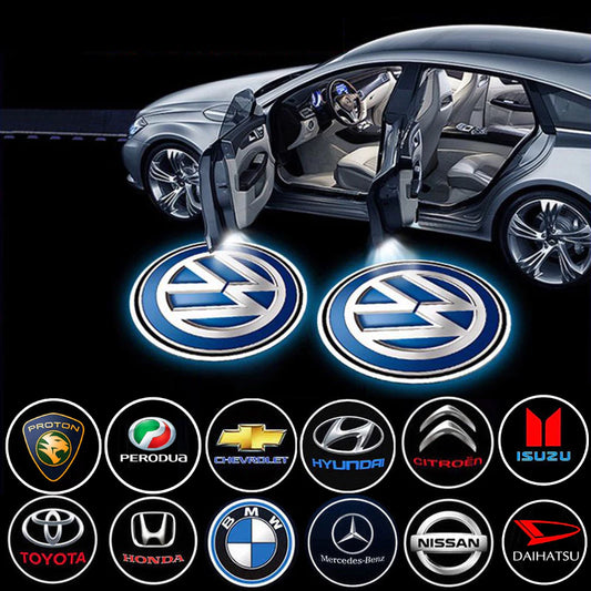 Lyser upp din bils logotyp vid varje dörröppning (x2) 