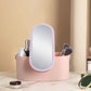 Perfect beauty with LED mirror and integrated storage 