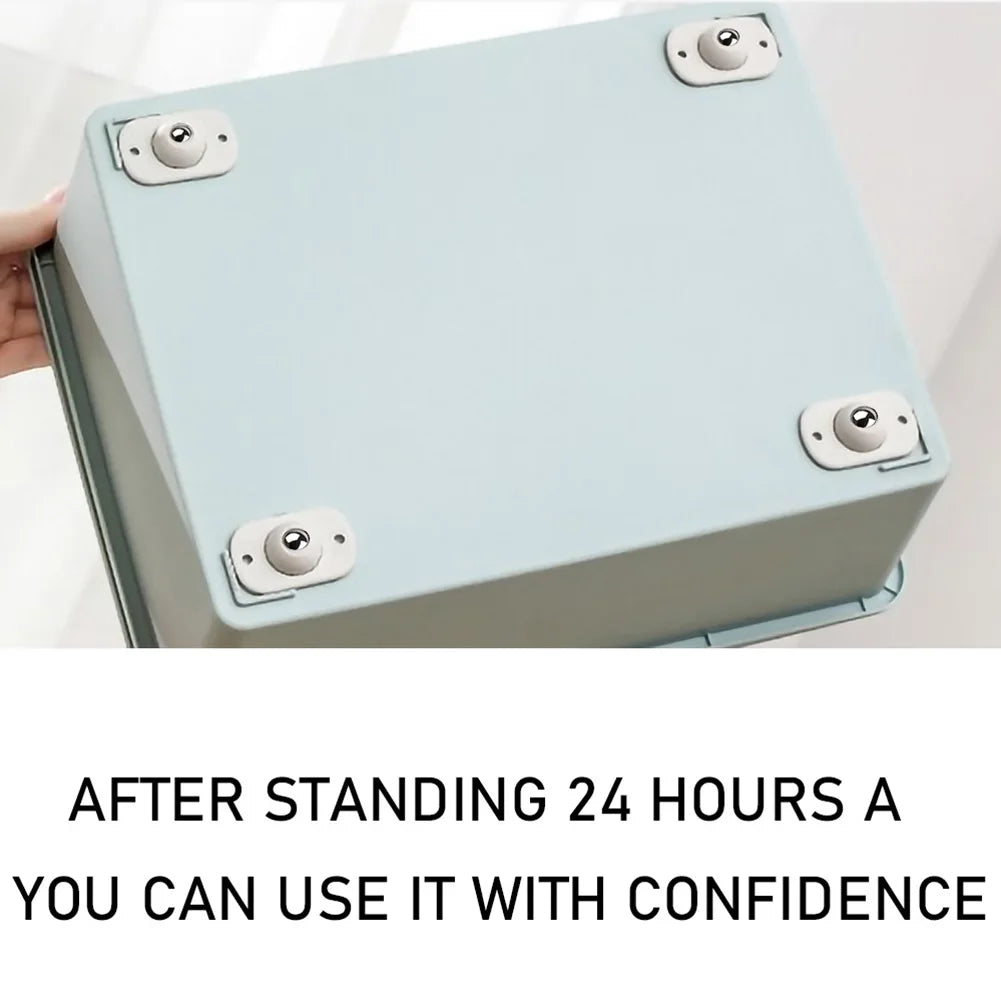 Mini klæbende hjul til problemfri mobilitet 