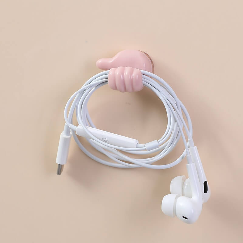 Clever hooks for cables, brushes, earphones, and more (x10) 