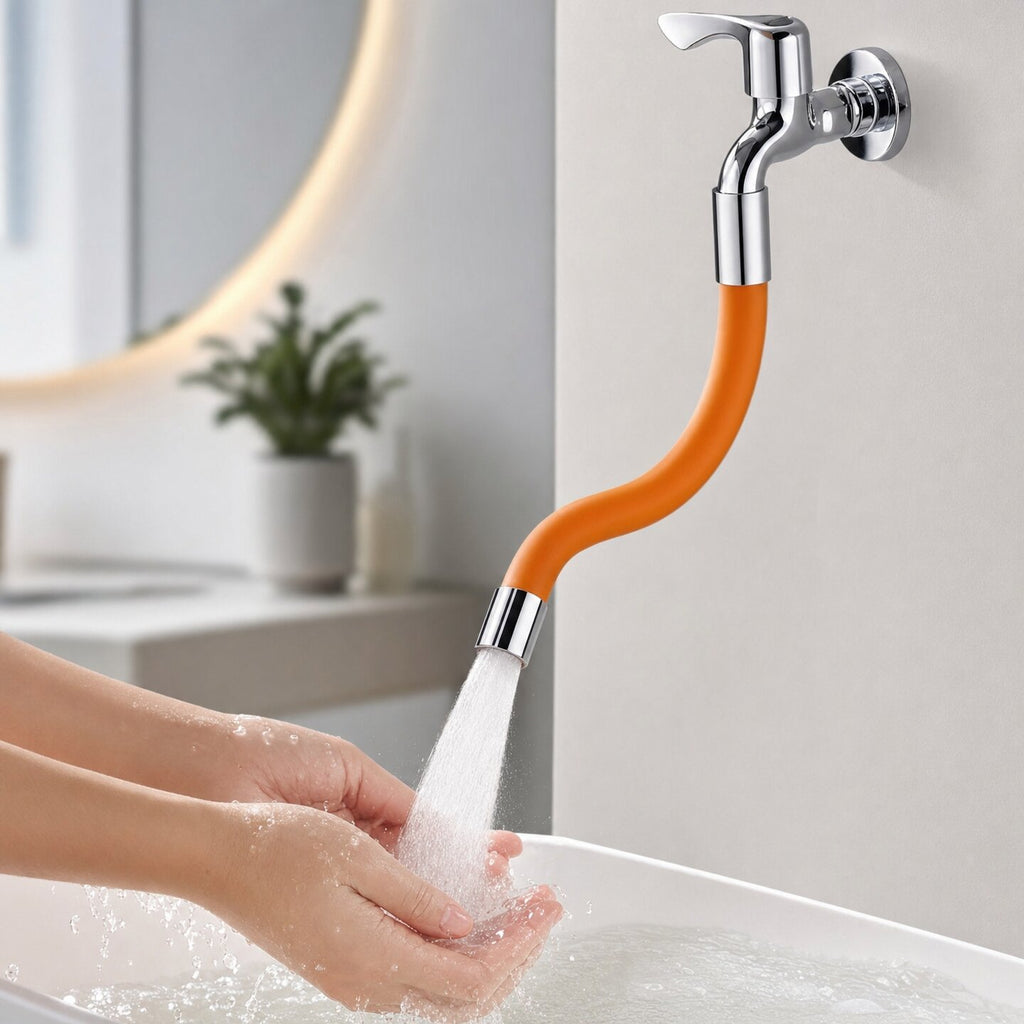 Manguera flexible giratoria – Control total del chorro de agua 